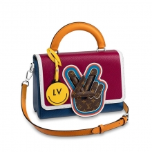 M52513 LV TWIST 中号手袋 LV扭锁包 V for Vuitton图案Epi皮革女包 LV女包