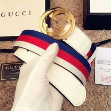 高仿Gucci男士皮带原单品质2019新款时尚撞色男士腰带40mm