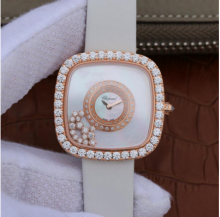 KG萧邦（肖邦）HAPPY DIAMONDS系列204368-5001女士方型腕表