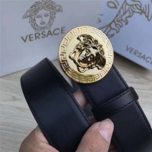 原单Versace范思哲皮带美杜莎圆型扣头金扣300820019