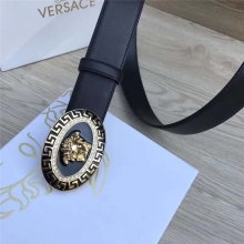 顶级原单品质Versace范思哲皮带美杜莎椭圆扣头镶钻金扣300820019