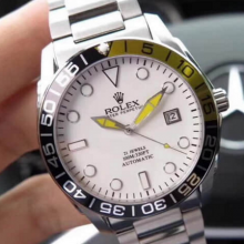 劳力士ROLEX潜航者系列白色镜面进口全自动机芯机械手表