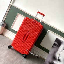 原单Rimowa日默瓦行李箱essential trunk系列拉杆箱31寸90043红色