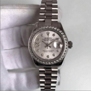 Rolex劳力士女款日志型系列银色三珠带2236机芯手表