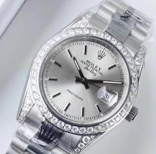 劳力士Rolex日志型18k微纳米电镀金钢带手表