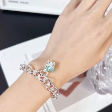 Tiffany&Co.蒂芙尼LOVE系列蓝色礼物盒手链